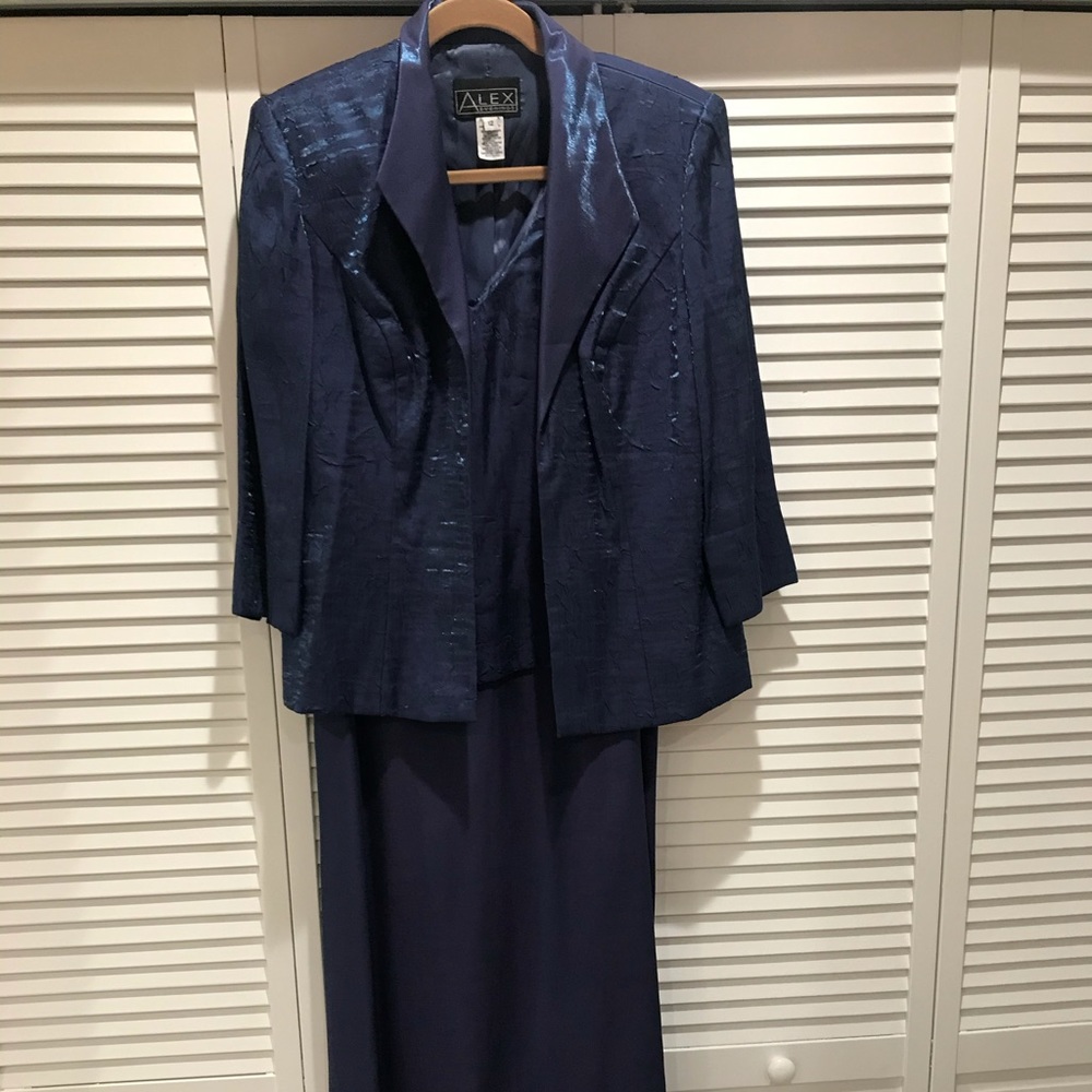 Three piece evening gown.  Size 12.